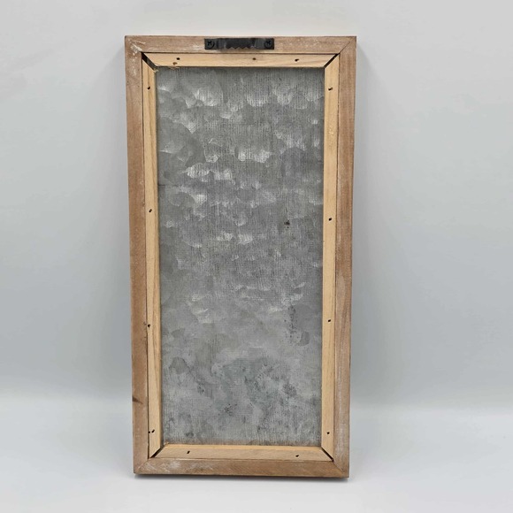 Uniquely Painted Feather Trio on Metal and Rustic Wood Framed Wall Art - Picture 9 of 16